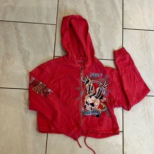 Wise Girl Daytona Bike Week zippered Hoodie